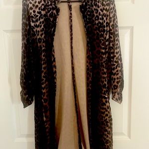 Cheetah print dressy jacket